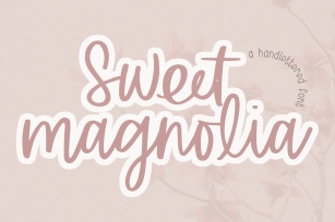 Sweet Magnolia Font Download