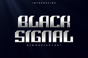 Black Signal Font Font Download