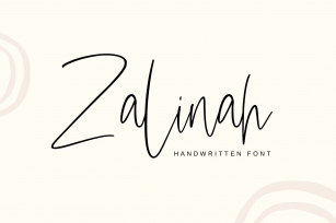 Zalinah Font Download