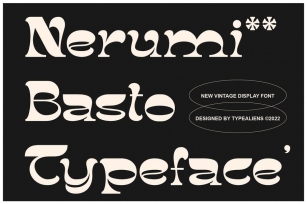 Nerumi Basto Font Download