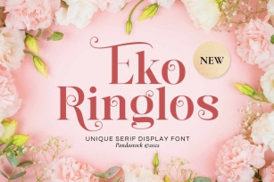 Eko Ringlos - Beautiful Serif Fonts Font Download