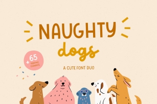 Naughty dogs Font Download