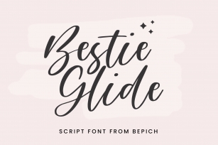 Bestie Glide Font Download