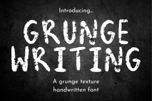 Grunge Writing Font Download