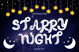 Starry Night Font Download