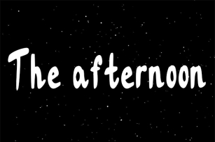 The Afternoon Font Download