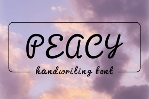 Peacy Font Download