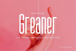 Greaner branding sans serif Font Download