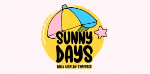 Sunny Days Font Download