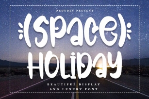 Space Holiday Font Download