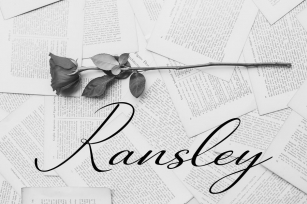 Ransley Script Font Font Download