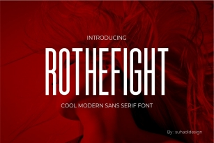 Rothefight branding sans serif Font Download