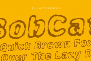 Bob Cat Italic Font Download