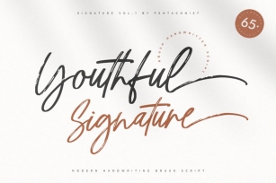 Youthful | Signature Script Font Font Download