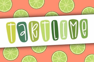 Tartlime a Fun Quirky Display Font Download