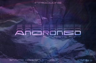Androned – Futuristic Font Font Download
