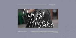Honest Mistake Font Download