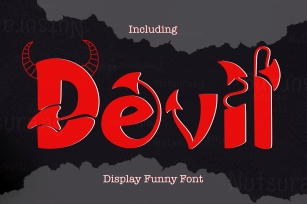 Devil Funny Display Font Download