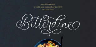 Bitterdine Font Download