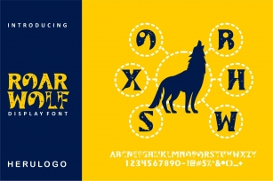 Roar Wolf Display Font Download