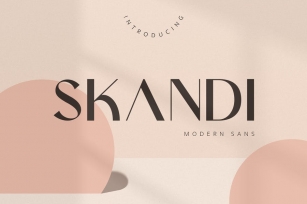 Skandi | Modern Sans Serif Muntab_Art Muntab_Art Font Download