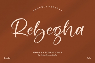 Rebegha Modern Script Font Font Download