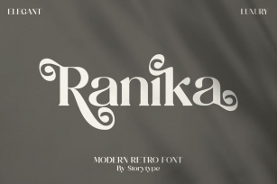 Ranika Modern Retro Font Font Download