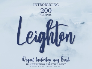 Leighton Font Download