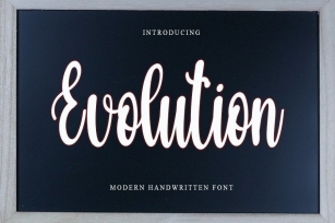 Evolution Font Download