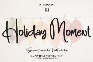 Holiday Moment Font Download