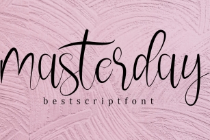 Masterday Font Download