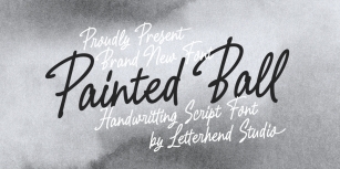 Painted Ball Font Download