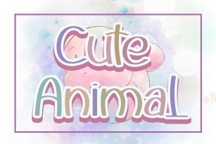 Cute Animal Font Download
