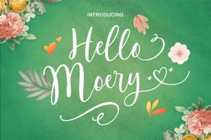 Hello Moery Heart s Font Download