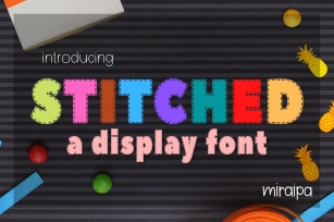 Stitched Font Download