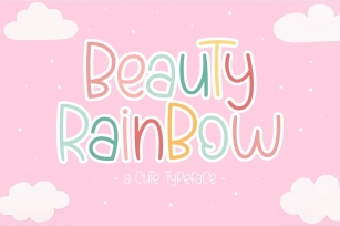 Beauty Rainbow Font Download