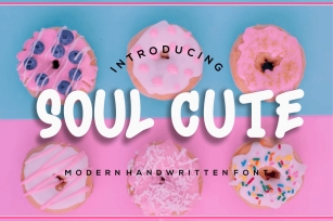 Soul cute modern handwritten font Font Download