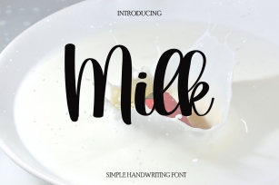 Milk Font Download