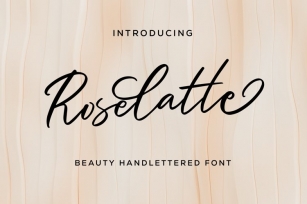 Roselatte Font Download