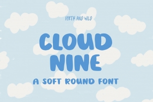 Cloud Nine Round Modern Display Font Download