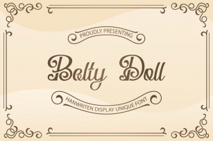 BELTY DOLL Font Download