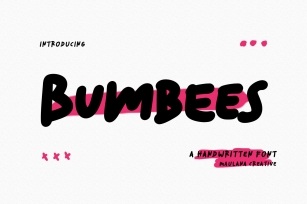 Bumbees Handwritten Font Download