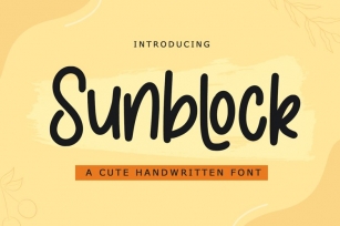 Sunblock Font Download