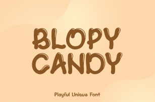 BLOPY CANDY Font Download