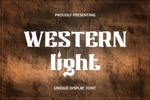 WESTERN LIGHT Font Download