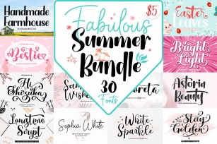 Fabulous Summer Bundle Font Download
