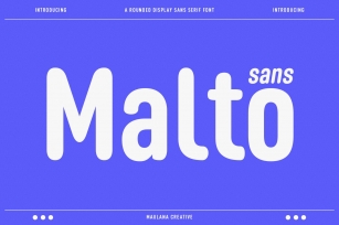 Malto Display Sans Font Download
