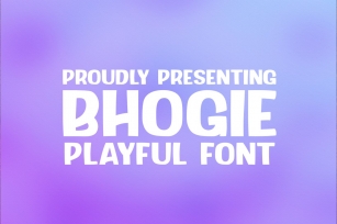 BHOGIE Font Download