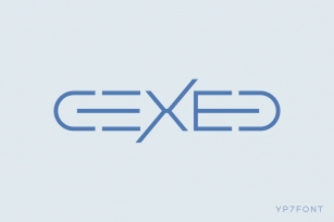Cexed Modern Display Font Font Download