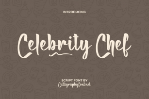 Celebrity Chef Font Download